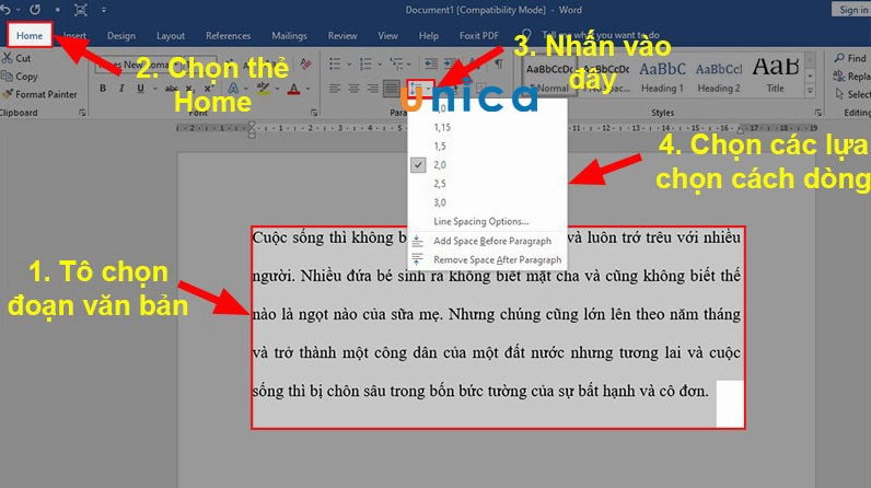 Hướng dẫn chi tiết cách sửa lỗi cách dòng trong Word cực kỳ đơn giản và nhanh chóng 4 Khu vực Spacing trong hộp thoại Paragraph cho phép người dùng điều chỉnh thông số Before After và Line spacing