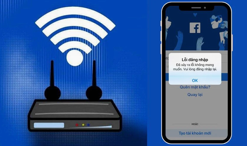 Hướng dẫn chi tiết cách sửa lỗi đăng nhập Facebook trên app điện thoại 3 Kiểm tra đường truyền Internet