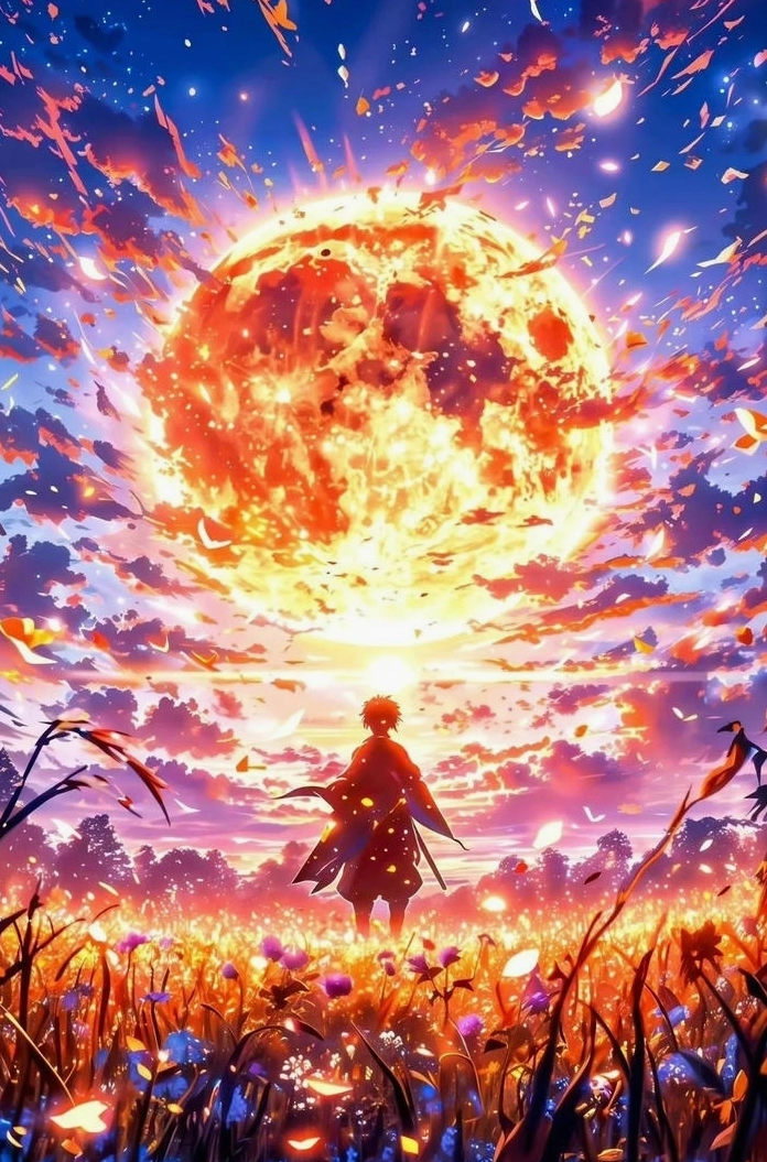 Bộ sưu tập ảnh anime Rengoku ngầu và ấn tượng nhất năm 2026 13 Kimetsu Yaiba Rengoku chiến binh mang ánh sáng