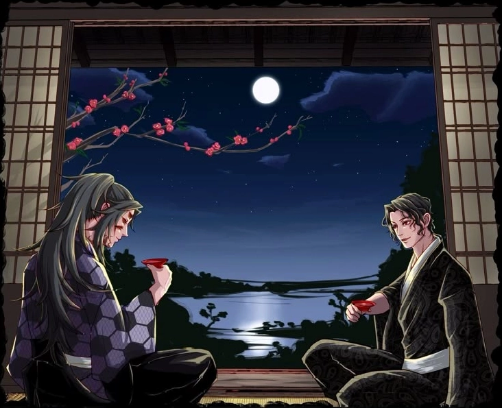Bộ sưu tập ảnh anime Kokushibo ngầu và đầy ma mị nhất 15 Lòng trung thành tuyệt đối của Kokushibo với chúa quỷ Muzan