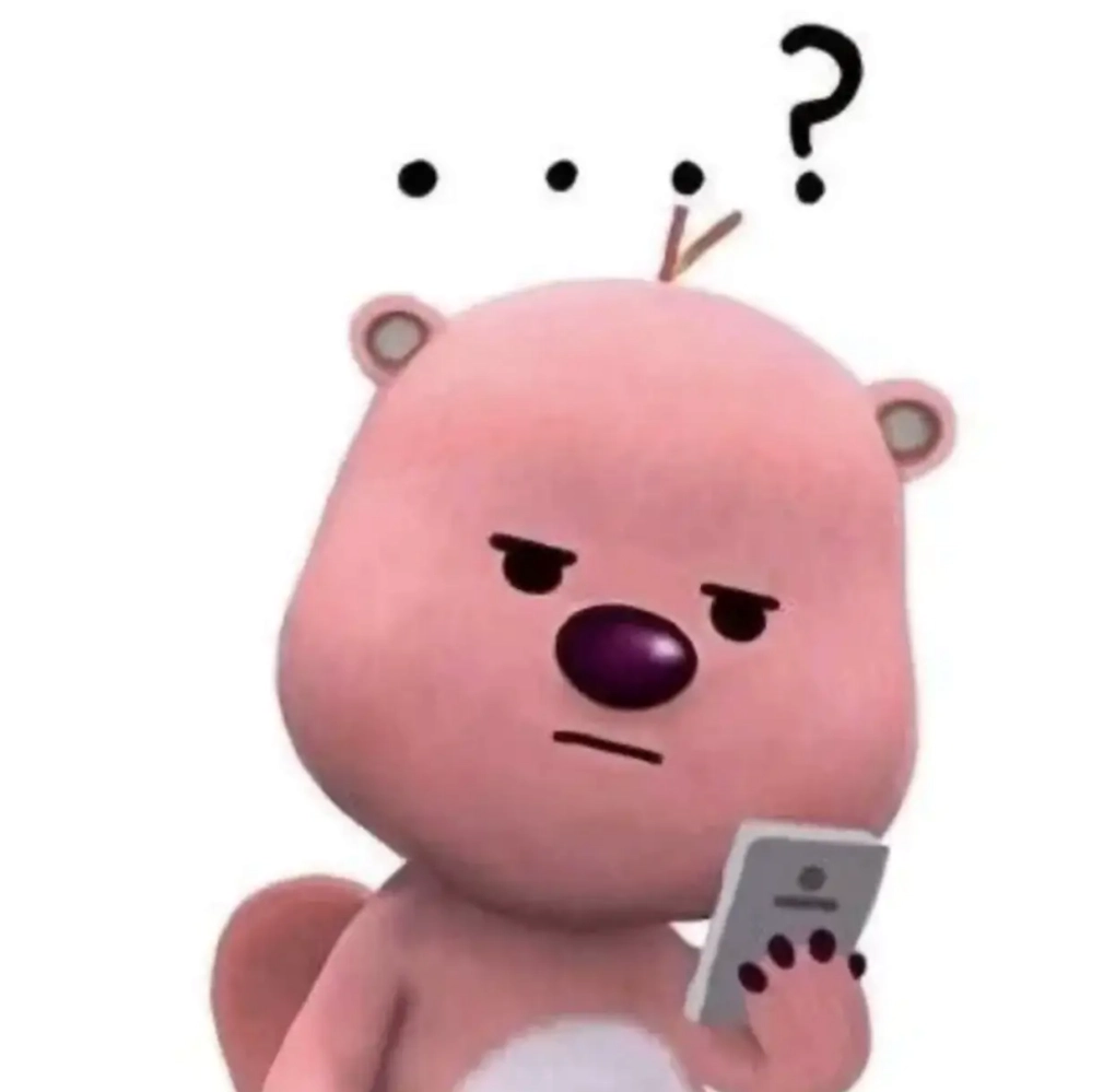 Loopy meme đang nhìn chằm chằm đầy thách thức