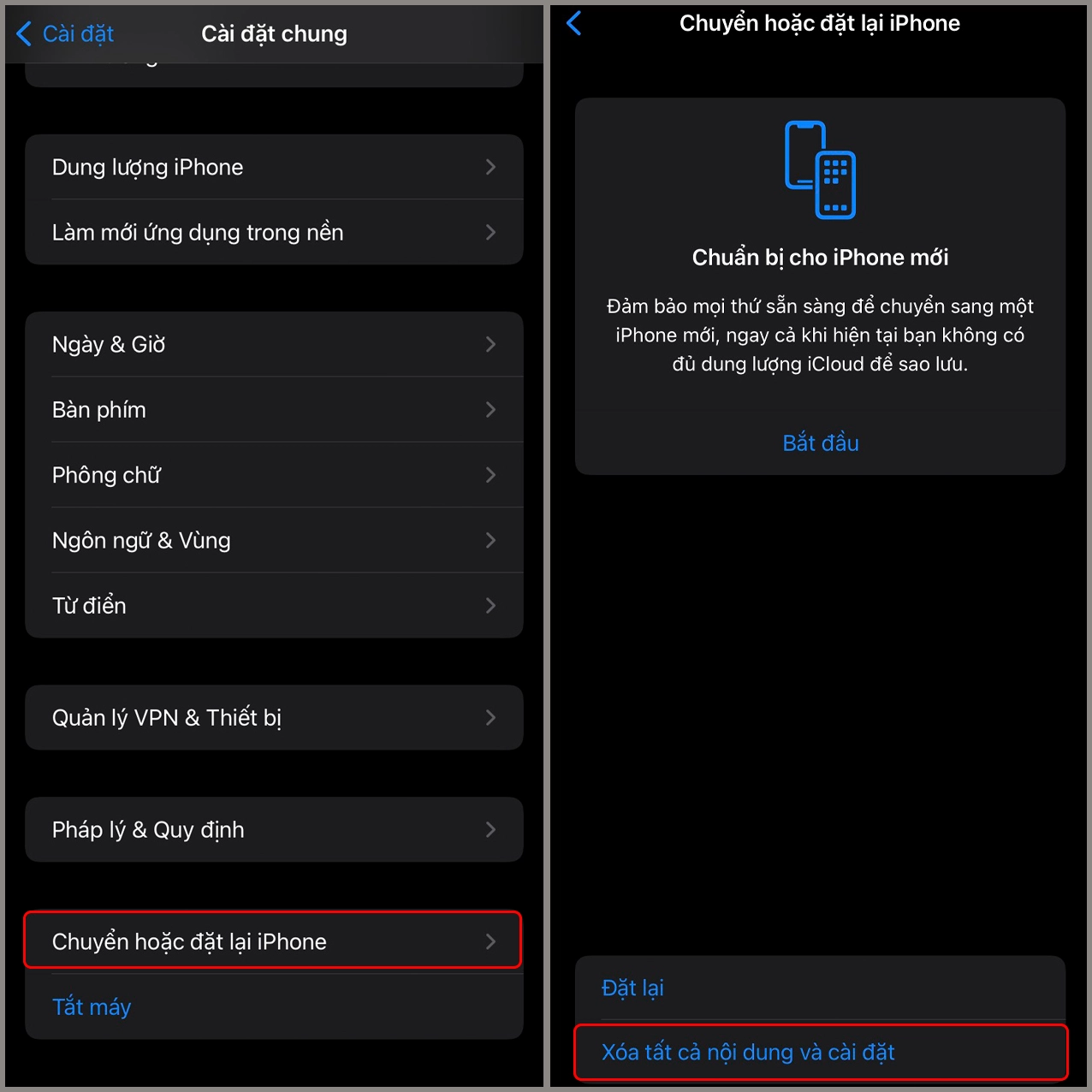 Màn hình hiển thị thanh trượt để tắt nguồn thiết bị iPhone