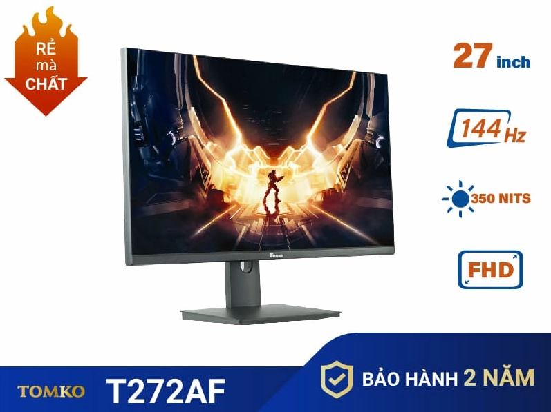 Màn hình máy tính Tomko 27 inch T272AF góc nhìn ngang