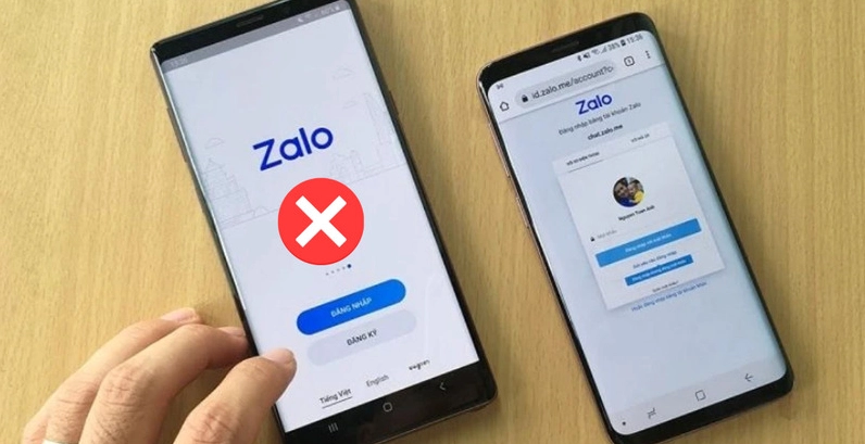 Hướng dẫn chi tiết cách sửa lỗi không đăng nhập được Zalo trên điện thoại 1 Màn hình ứng dụng thông báo không thể đăng nhập trên Zalo điện thoại