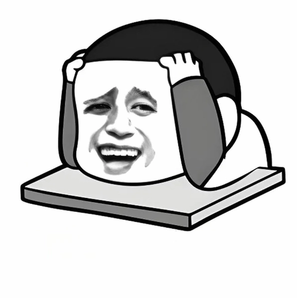 Meme đau đầu vẫn cười gượng gạo