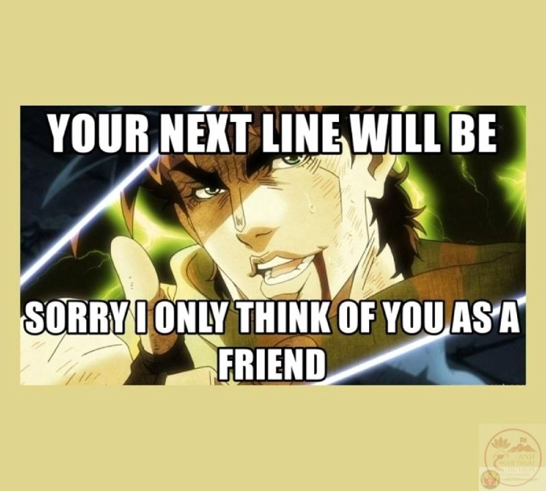 Meme đoán thoại Jojo cực chuẩn xác thể hiện sự thông minh