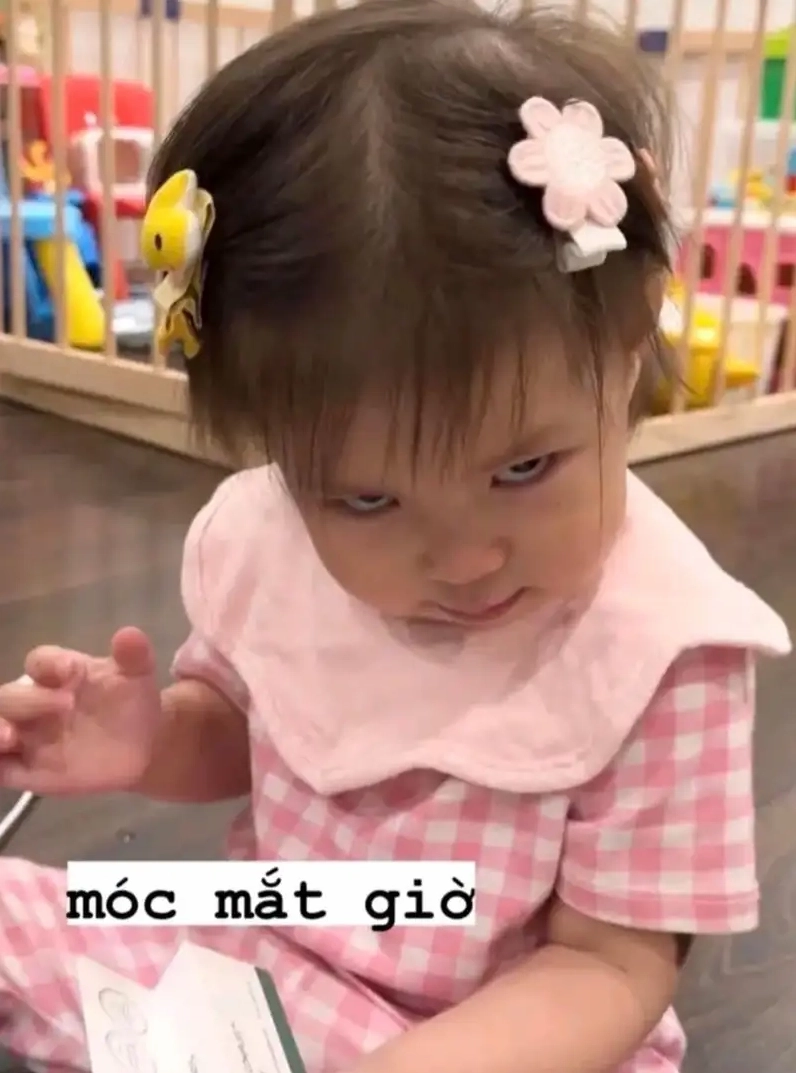 Bộ sưu tập ảnh em bé meme hài hước ngộ nghĩnh nhất 2026 18 Meme em bé Hàn Quốc có chữ tạo nên hot trend xứ kim chi