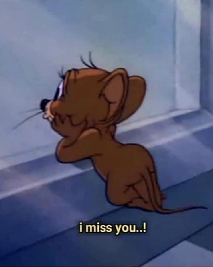 Meme Jerry cực deep với ánh mắt xa xăm
