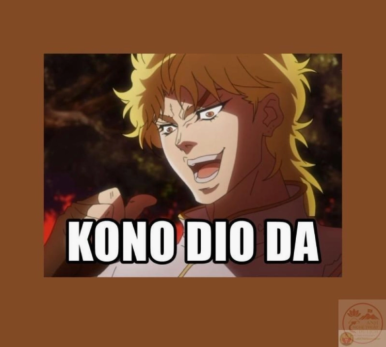 Meme Kono Dio Da nổi tiếng toàn cầu với nụ cười tà ác