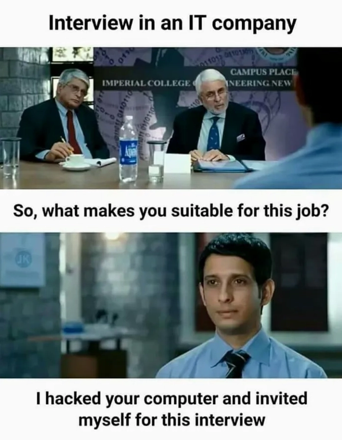 Meme mô tả vẻ chuyên nghiệp pha chút hài hước của một người giám tuyển nội dung