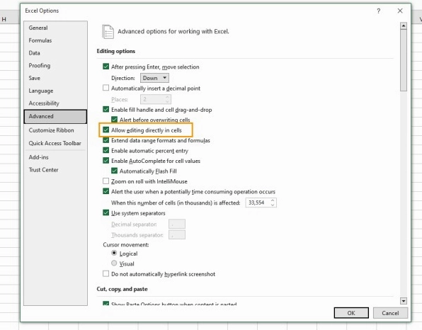 Hướng dẫn chi tiết cách sửa lỗi nhảy chữ trong Excel chuẩn xác nhất 1 Minh họa lỗi gõ chữ trong Excel