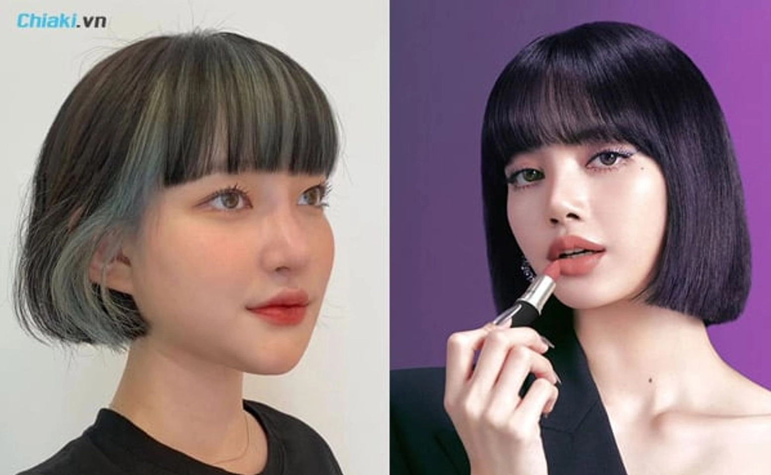 Trọn bộ 20+ ảnh con gái cắt tóc ngắn cá tính xinh đẹp hút hồn 17 Nét đẹp búp bê ngọt ngào cùng tóc mái bằng