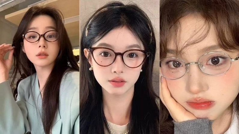 Bộ sưu tập ảnh gái xinh tóc dài đeo kính 2k4 đẹp nhất 2026 19 Ngỡ ngàng trước loạt ảnh gái xinh đeo kính như thiên thần