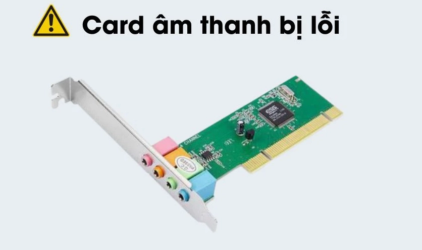 Nguyên nhân mất âm thanh có thể do phần cứng loa hoặc card âm thanh bị hỏng hóc