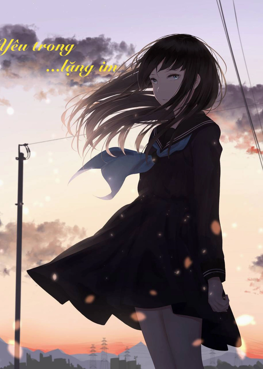 Nỗi buồn man mác qua bức ảnh anime tình yêu đơn phương