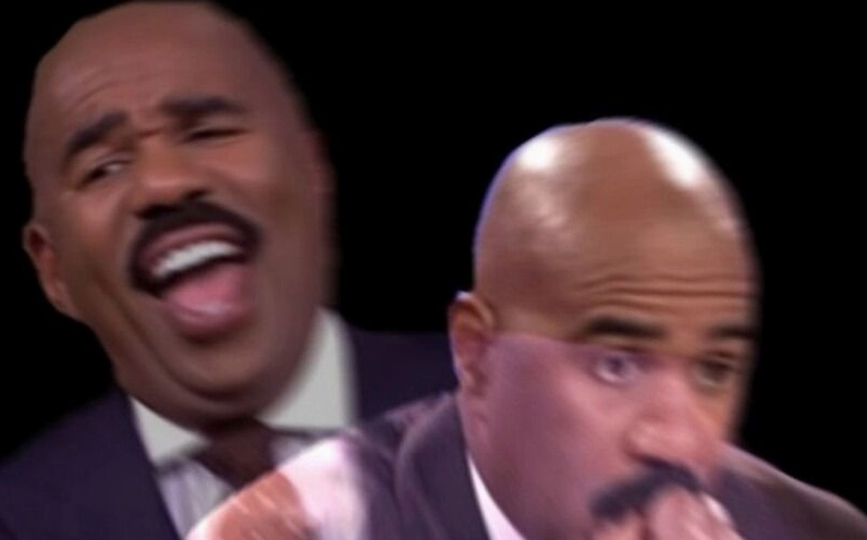 Nụ cười sảng khoái và vui vẻ hết cỡ của meme anh da đen mang lại niềm vui