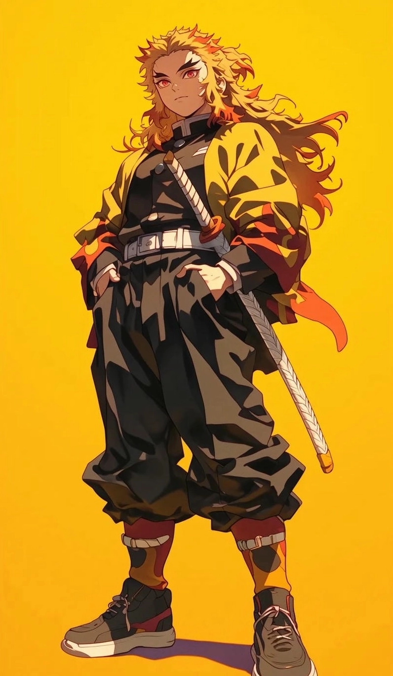 Bộ sưu tập ảnh anime Rengoku ngầu và ấn tượng nhất năm 2026 2 Rengoku Kyoujurou art tuyệt đẹp