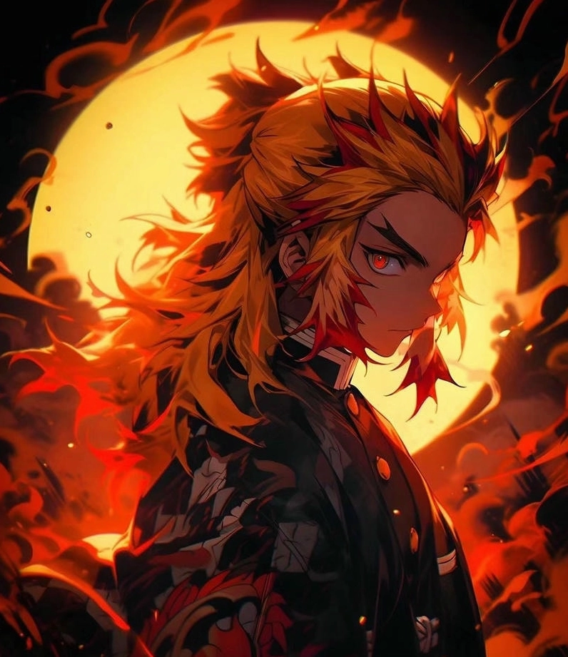 Bộ sưu tập ảnh anime Rengoku ngầu và ấn tượng nhất năm 2026 4 Rengoku ngầu trong tư thế chiến đấu