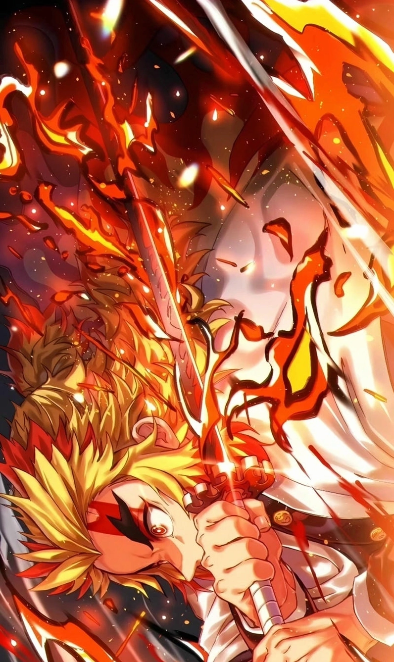 Bộ sưu tập ảnh anime Rengoku ngầu và ấn tượng nhất năm 2026 6 Rengoku no Ashe tàn tro của ngọn lửa