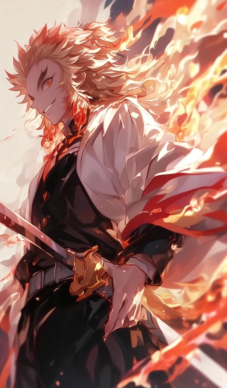 Bộ sưu tập ảnh anime Rengoku ngầu và ấn tượng nhất năm 2026 3 Rengoku wallpaper hình nền đầy khí chất