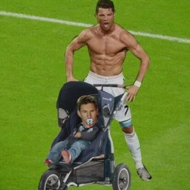 Ronaldo meme siu làm nổi bật khoảnh khắc ăn mừng hào hứng nhất