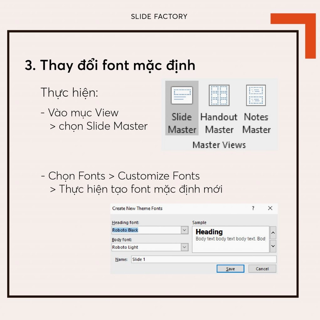 Slide PowerPoint hiển thị chuẩn xác sau khi đã khắc phục thành công sự cố font chữ