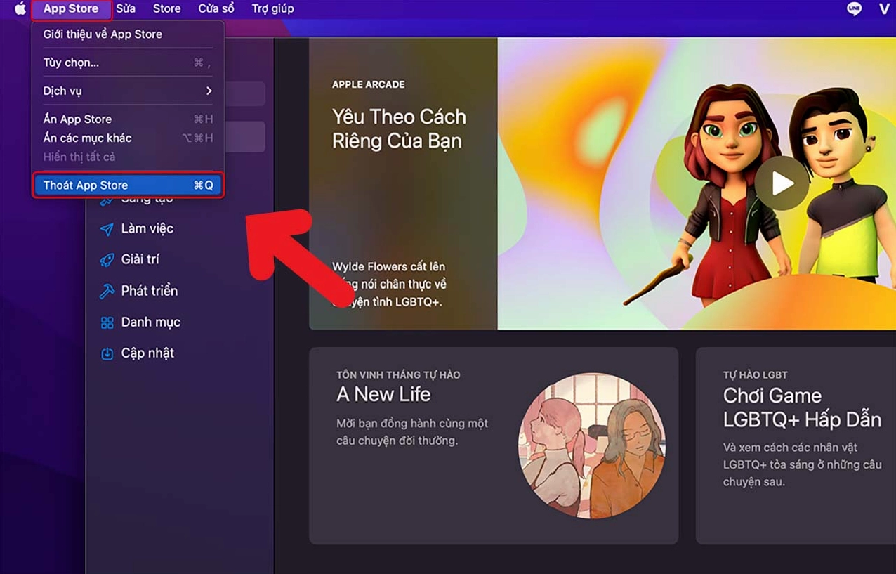 Hướng dẫn chi tiết cách sửa lỗi không thể đăng nhập App Store hiệu quả 5 Sử dụng cửa sổ Terminal để nhập lệnh xóa bộ nhớ đệm của App Store trên máy Mac
