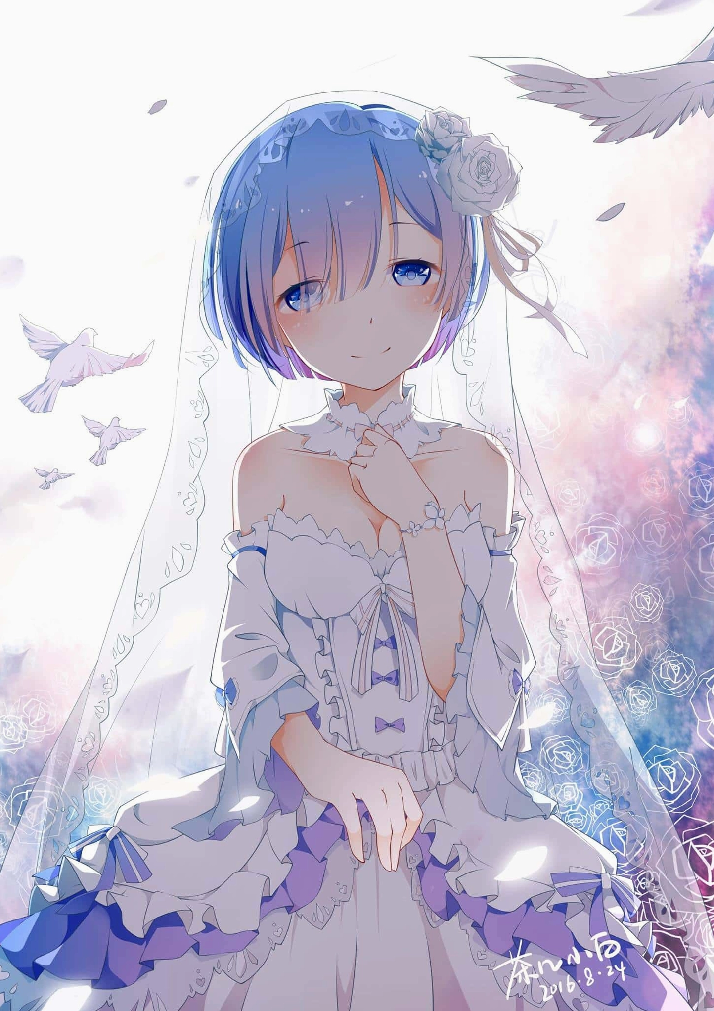 Trọn bộ ảnh gái xinh anime mặc váy ngắn siêu quyến rũ mới nhất 20 Sự rạng rỡ tươi tắn của anime girl kute diện váy bồng bềnh
