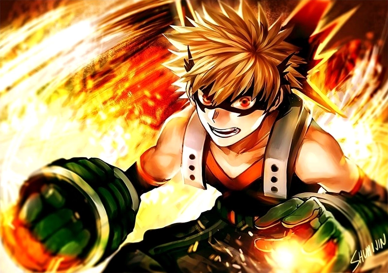 Sức mạnh bùng nổ và cá tính mạnh mẽ của Bakugo