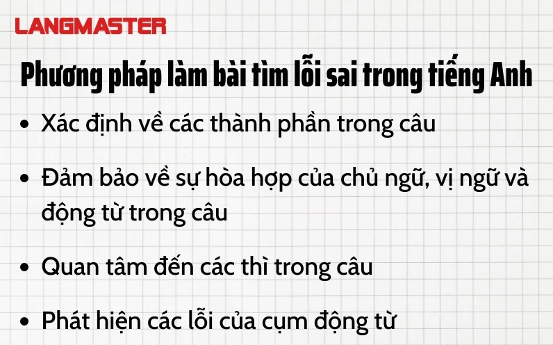 Tài liệu bài tập tìm và sửa lỗi sai trong câu tiếng anh có đáp án chi tiết