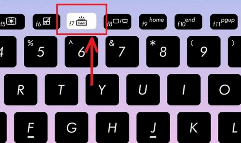 Hướng dẫn chi tiết cách làm sáng bàn phím laptop Asus đơn giản nhất 2 Thao tác bấm tổ hợp phím tắt để bật đèn nền bàn phím laptop Asus
