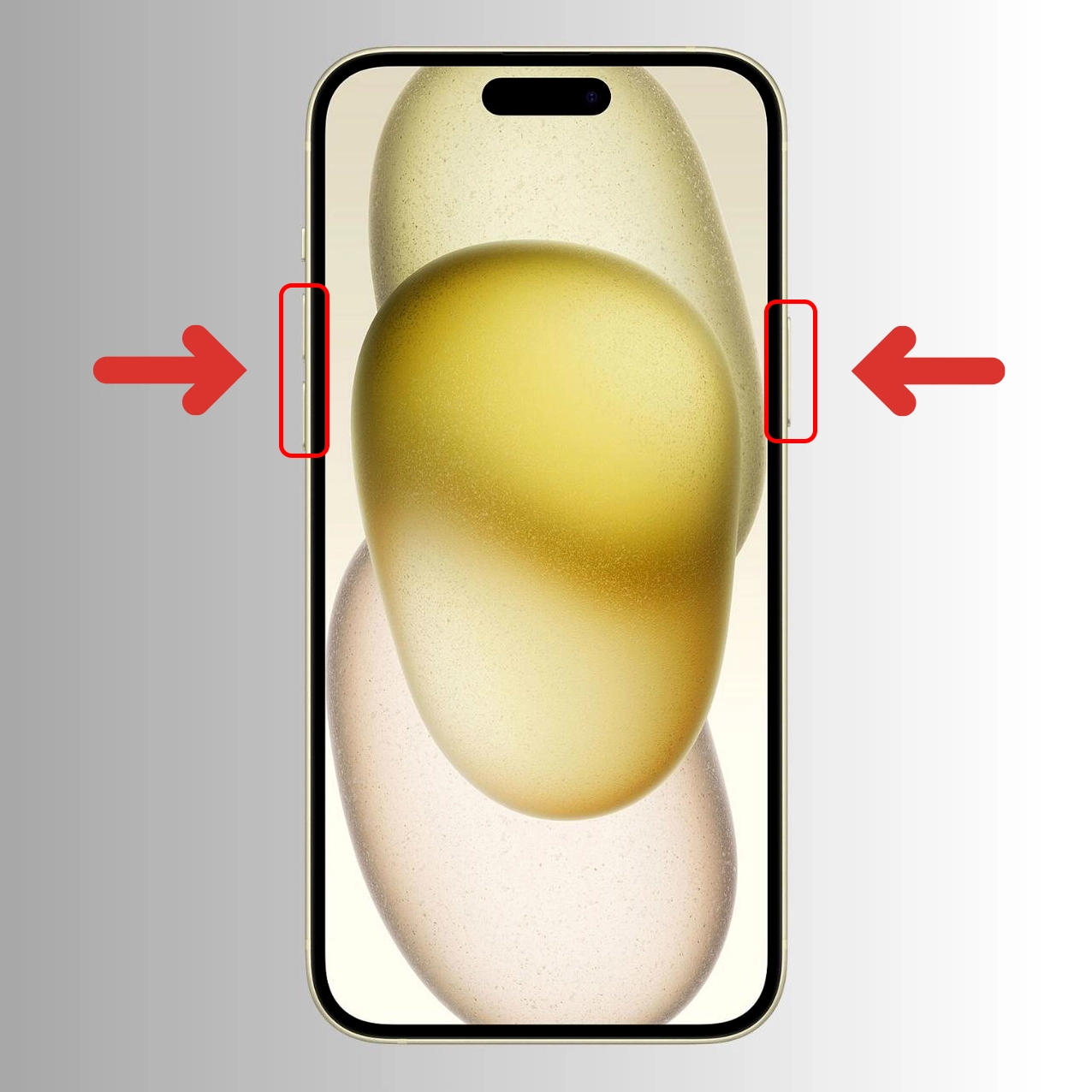 Thao tác nhấn giữ nút nguồn để khởi động lại thiết bị di động