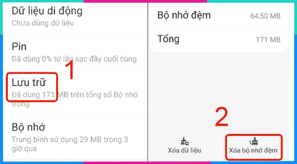 Hướng dẫn chi tiết cách sửa lỗi cập nhật YouTube trên điện thoại nhanh chóng 3 Thao tác xóa bộ nhớ đệm của cửa hàng CH Play để sửa lỗi