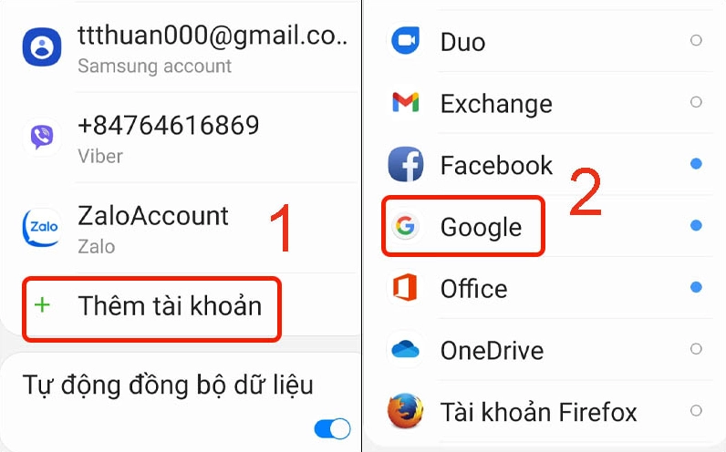 Hướng dẫn sửa lỗi không tải được ứng dụng trên Google Play hiệu quả nhất năm 2026 6 Thêm tài khoản Google