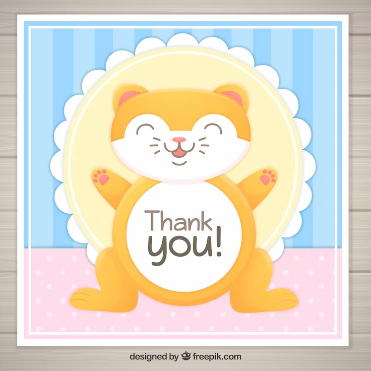 Trọn bộ ảnh meme thank you hài hước độc đáo nhất năm 2026 20 Thiết kế thiệp cảm ơn cùng hình ảnh chú mèo kiêu kỳ đầy sức hút