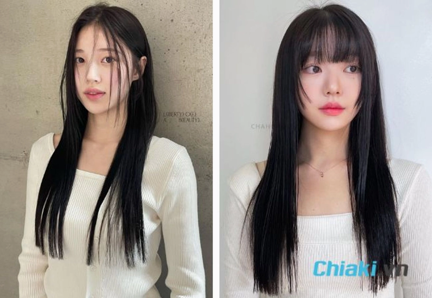 Ngắm trọn bộ hình ảnh gái đẹp tóc dài vạn người mê mới nhất 2026 2 Thiếu nữ quyến rũ cùng kiểu tóc dài ép thẳng thanh lịch