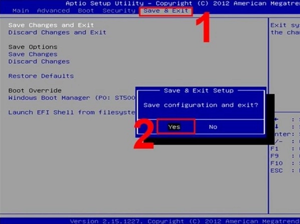 Hướng dẫn chi tiết cách sửa lỗi BIOS laptop Dell hiệu quả tại nhà 5 Thông báo cập nhật BIOS thành công và yêu cầu khởi động lại hệ thống