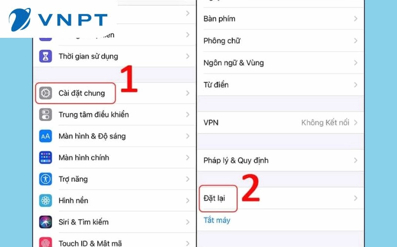 Tiến hành khởi động lại cục phát wifi để sửa lỗi