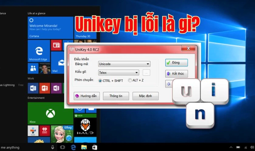 Tình trạng phần mềm gõ tiếng Việt bị lỗi không thể gõ được dấu