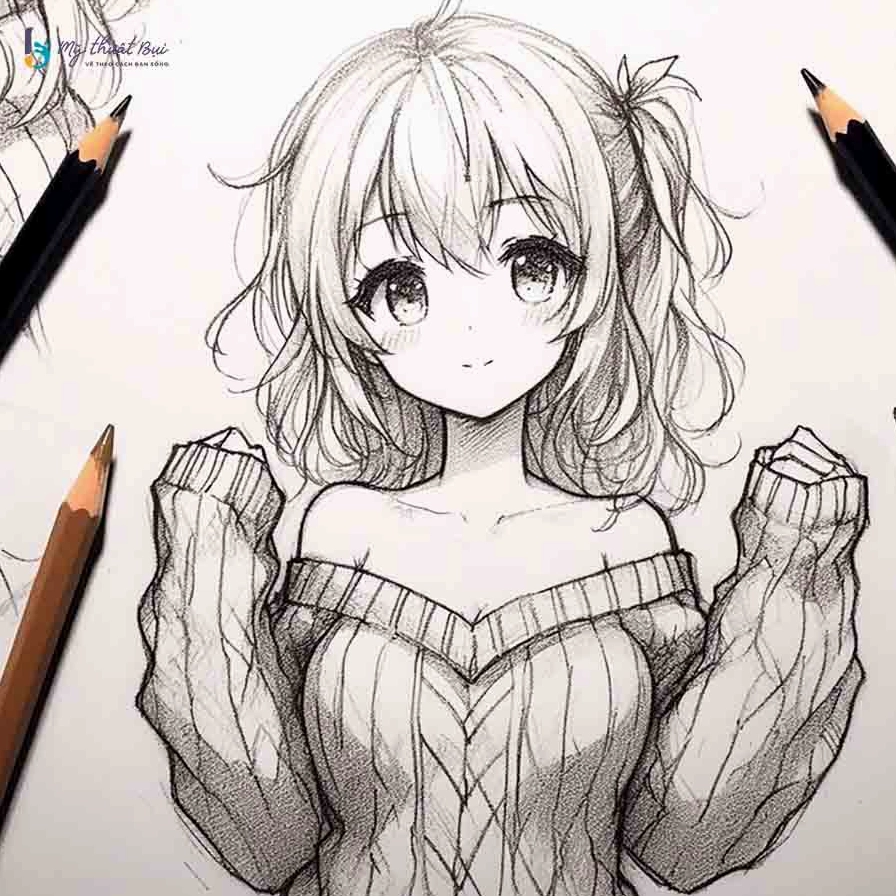 Bộ sưu tập hình vẽ cô gái mạnh mẽ cá tính cuốn hút nhất 2026 10 Tranh vẽ anime nữ đẹp tuyệt trần