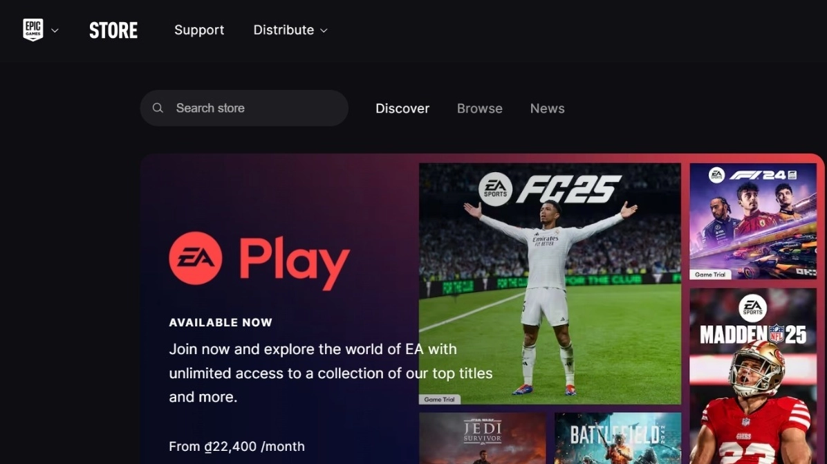 Truy cập website cung cấp game