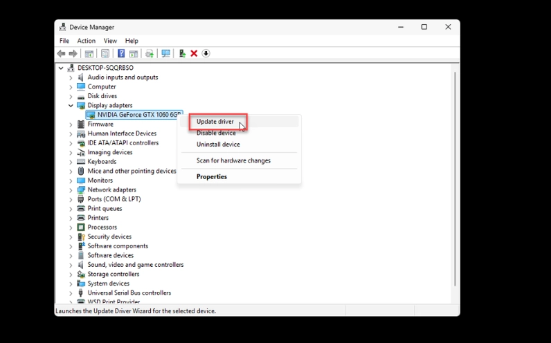 Hướng dẫn chi tiết cách tăng độ sáng màn hình laptop đơn giản và nhanh chóng 5 Tùy chọn Update driver trong Device Manager để cập nhật trình điều khiển đồ họa