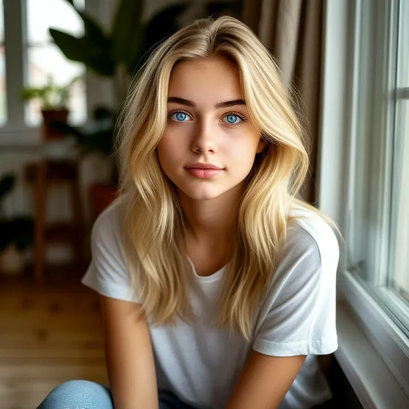 Vẻ đẹp gái tóc vàng quyến rũ cuốn hút mọi ánh nhìn
