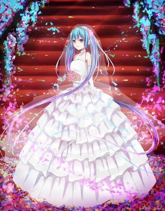 Trọn bộ ảnh gái xinh anime mặc váy ngắn siêu quyến rũ mới nhất 10 Vẻ đẹp lộng lẫy của anime nữ mặc váy cưới ngắn cá tính