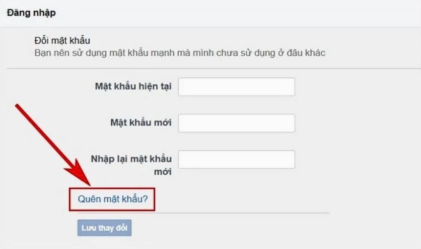 Hướng dẫn chi tiết cách khắc phục lỗi đăng nhập Facebook nhanh chóng và hiệu quả 4 Với trường hợp Facebook không đăng nhập được này bạn cần chọn Quên mật khẩu