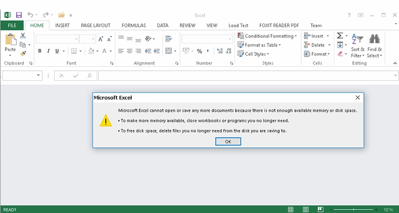Xung đột phần mềm có thể là nguyên nhân khiến file Excel không mở được