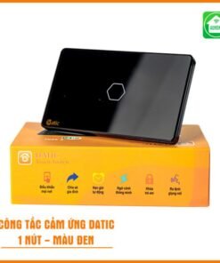 Công Tắc Cảm Ứng Datic Wifi 1 Nút Màu Đen Chính Hãng Giá Tốt 1 1 nut mau den datic 11