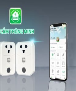 Ổ Cắm Điều Khiển Thiết Bị Điện Từ Xa - Ổ Cắm Điện Thông Minh 4 O CAM SK01 HUNONIC 8