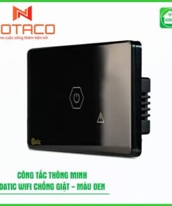 Công Tắc Cảm Ứng Chống Giật Datic Cho Nóng Lạnh, Máy Bơm, Điều Hòa Màu Đen 1 aptomat thong minh notec 11 Recovered 2
