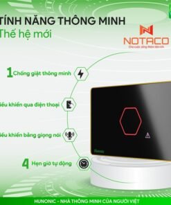 Công Tắc Cảm Ứng Chống Giật Datic Cho Nóng Lạnh, Máy Bơm, Điều Hòa Màu Đen 3 aptomat thong minh notec 11 Recoveredd